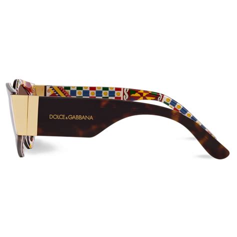 dolce gabbana half print sunglasses|Dolce & Gabbana Eyewear Half Print oversize.